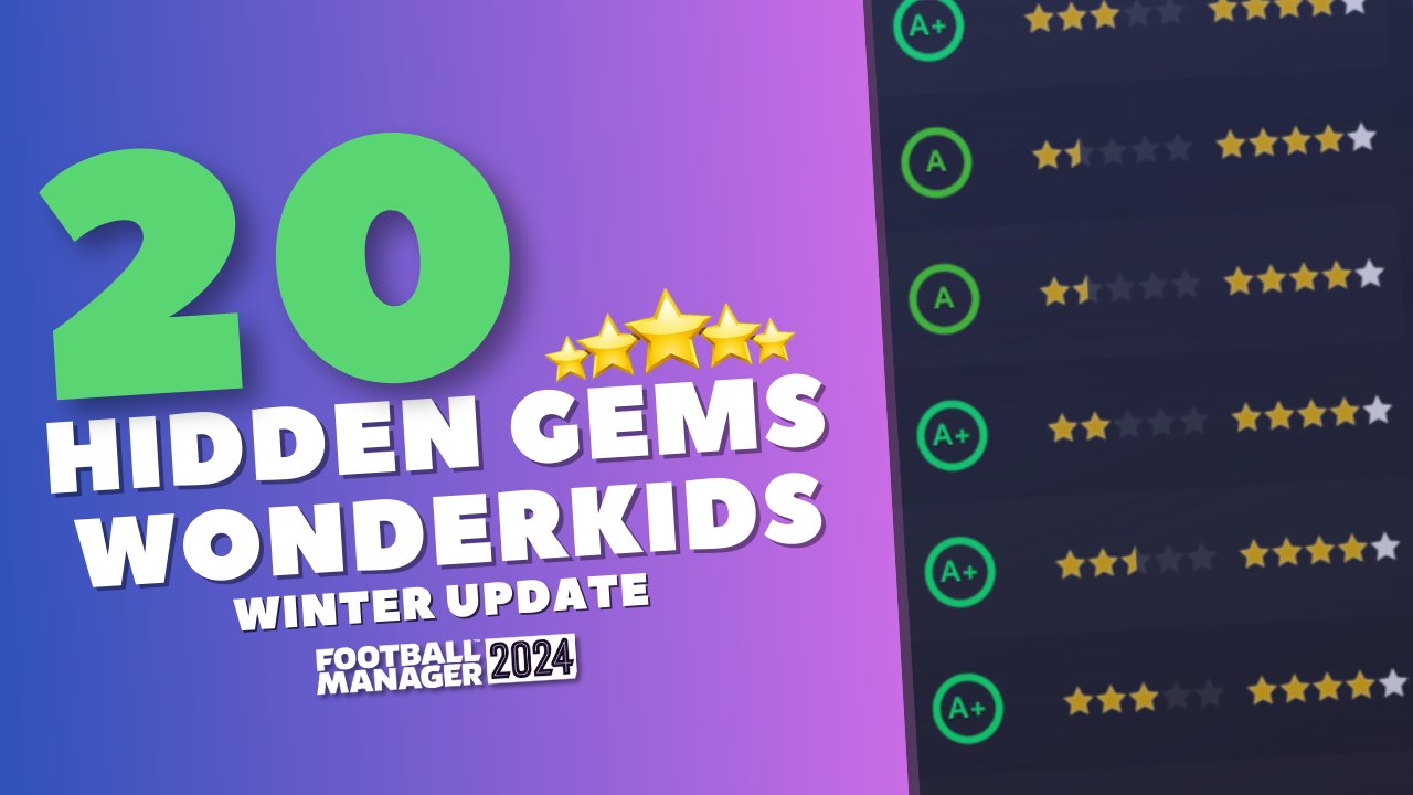 20 Hidden Wonderkids on Football Manager 2024 Winter Transfer Update