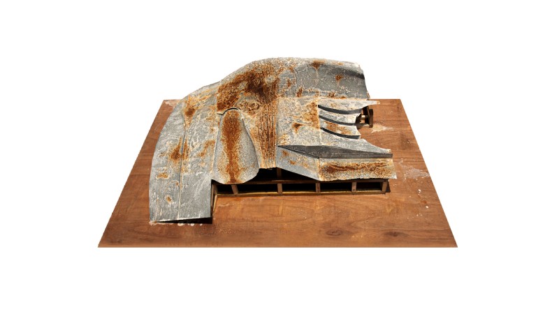 Pak Ki Rex Cheng - Patina Painting on Metal Canvas