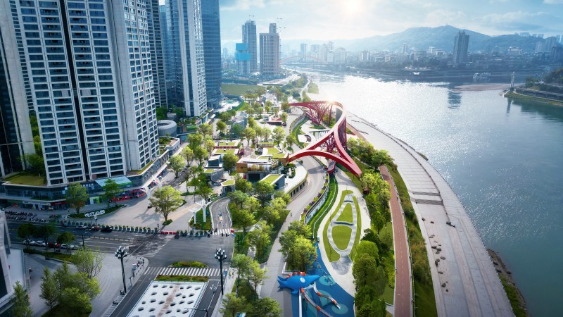 Sichuan Provincial Architectural Design And Research Institute Co.,Ltd . - Yibin Yangtze River Melody Street