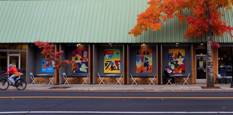 Idaho Design Build - One World Cafe Exterior Improvements