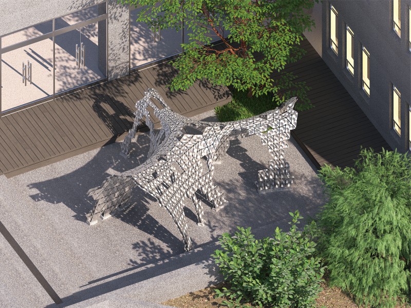 Hao Cheng Wang - Metallic Spinner: Material with Aesthetic and Structural Significance