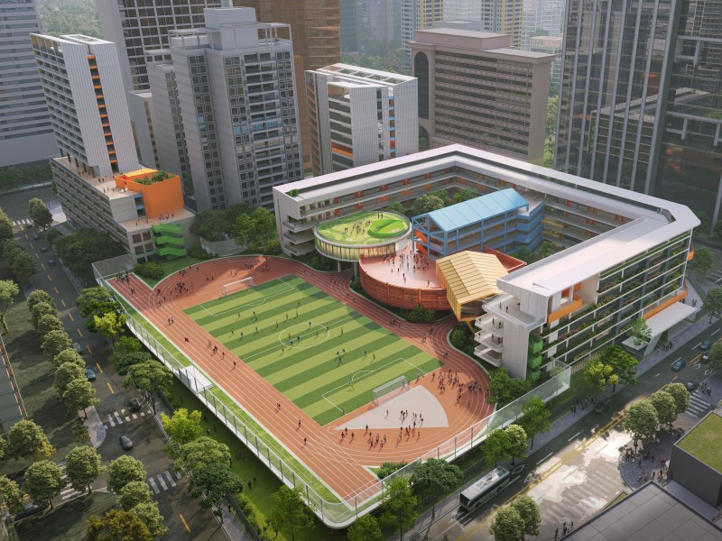Aedas in joint venture with Shenzhen WOWA International Engineering and Design Co., Ltd - Chuanbu Street Shantytown Renovation Project - Riverside Experimental School