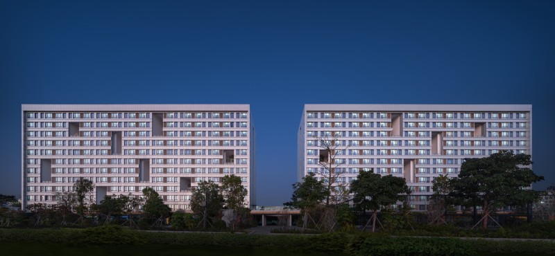 THE INSTITUTE OF ARCHITECTURAL DESIGN & RESEARCH, SHENZHEN UNIVERSITY, CO., LTD. - Dormitory B19 and B20 in Shenzhen Airlines Headquarters