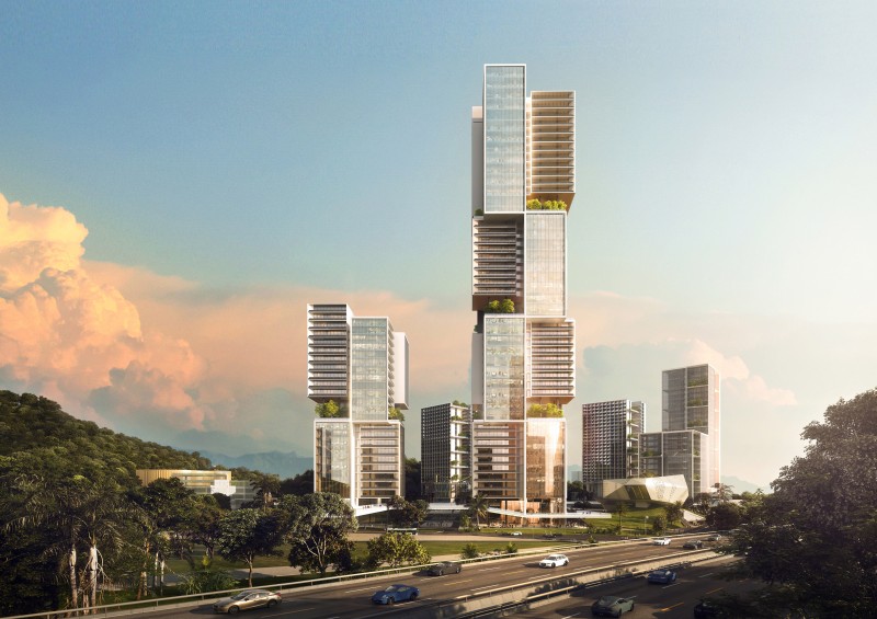 Aedas, CAPOL International & Associates Group, MLA+B.V  - Shenzhen Construction Industry Ecological & Intelligent Valley Headquarters