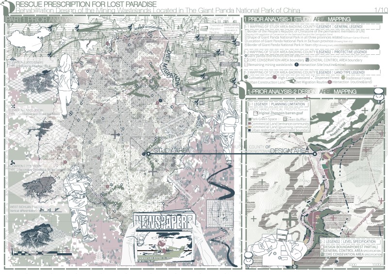 Bochao Zhang - RESCUE PRESCRIPTIONS FOR LOST PARADISE:Rehabilitation Design of the Mining Wastelands Located in The Giant Panda National Park of China