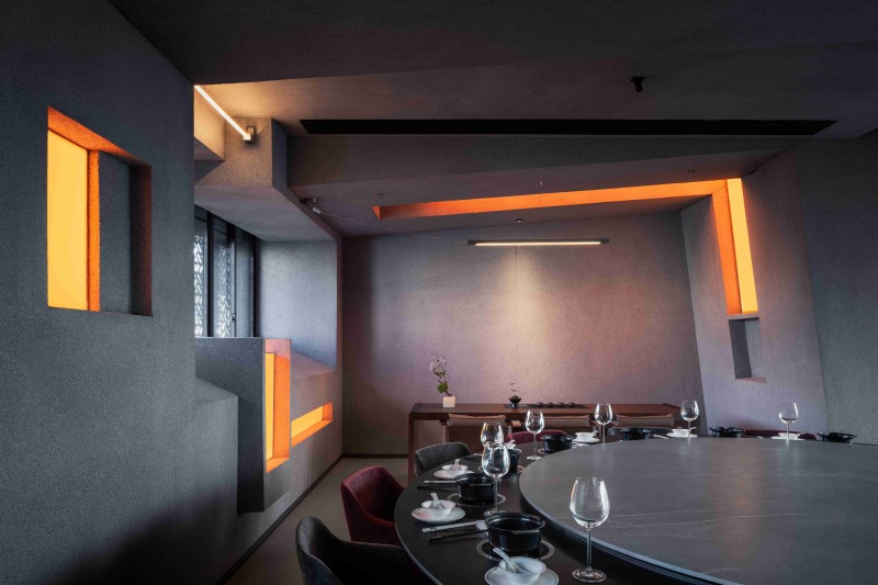 XD Design Studio - Hengtou District: Mingyue Restaurant