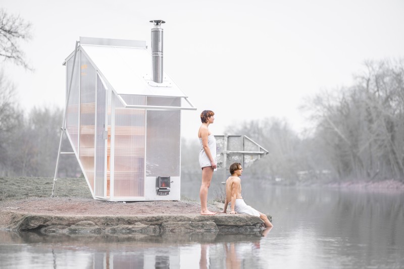 Sophia Reissenweber, Emil Löber, Friedrich Gerlach - MFG - Mobile Sauna