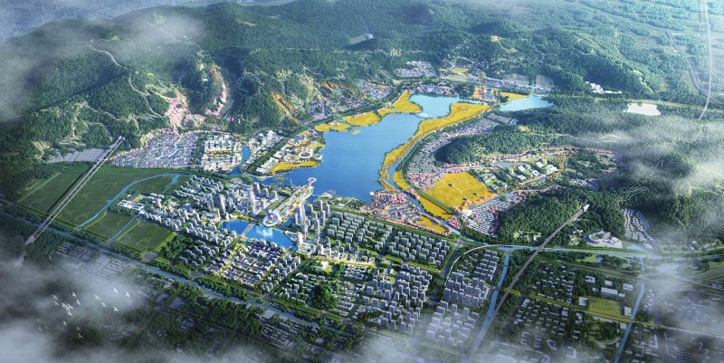 China Eco-city Academy - FEILONG LAKE URBAN DESIGN,  Luqiao District, Taizhou, Zhejiang, China