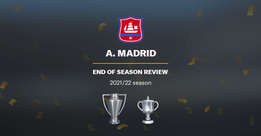 Atletico Madrid Champions League winners FM22