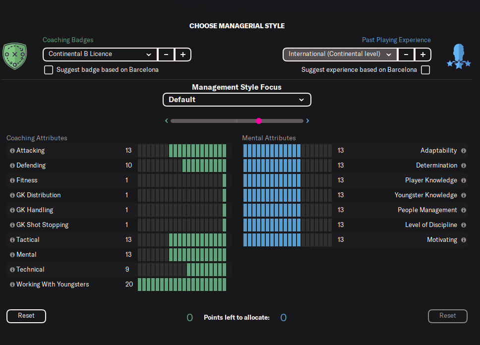 create manager on Football Manager - Tactical vs Tracksuit Manager