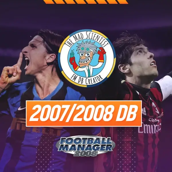 FM24 2007-08 throwback database Serie A promo
