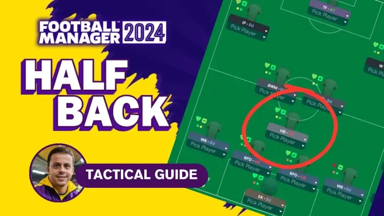 Football Manager player role explained: the Half Back
