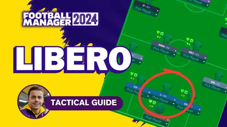 Football Manager player roles Libero