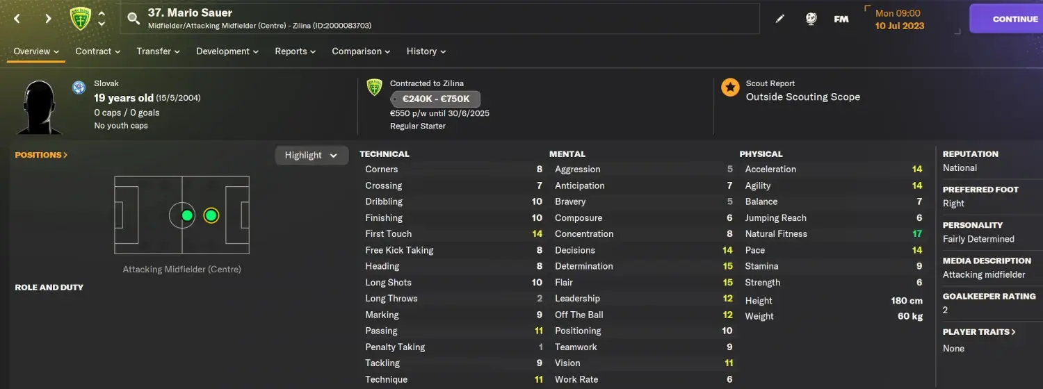 Hidden wonderkids Mario Sauer on FM24 Winter Transfer Update